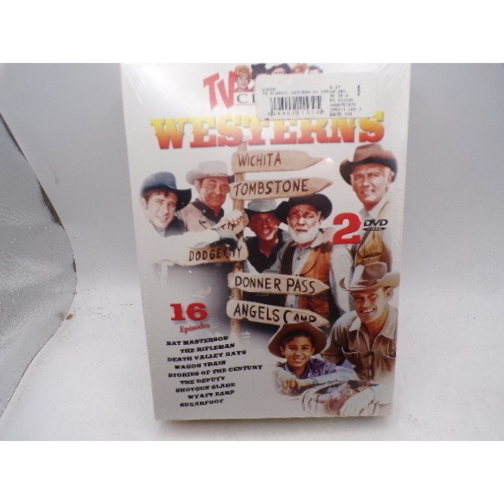 TV Classics Western Vol 2 DVD 16 Episode The Rifleman Wagon Train Wyatt Earp NEW